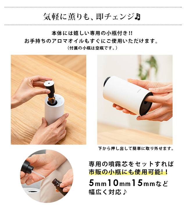 アロマディフューザー ネブライザー ノズルカートリッジ 40個セット　本体2台付 楽天市場】TOKAIZ 噴霧式アロマディフューザー 交換用ノズル