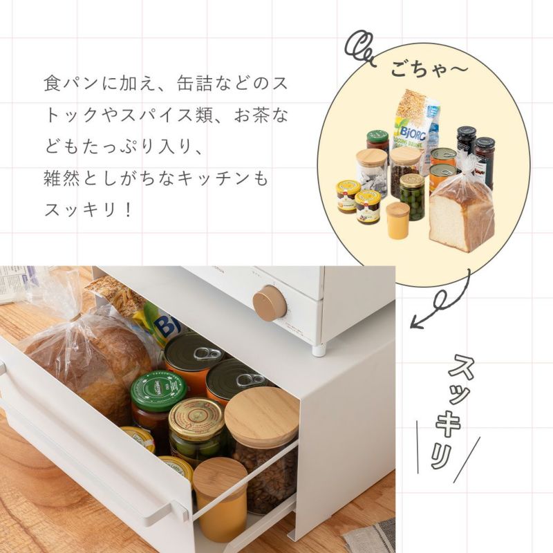 マニーローズタイルの木製ブレッドボックス　パイン材　食品収納　キッチン収納 楽天市場】マニーローズタイルのブレッドケース【アリスの時間